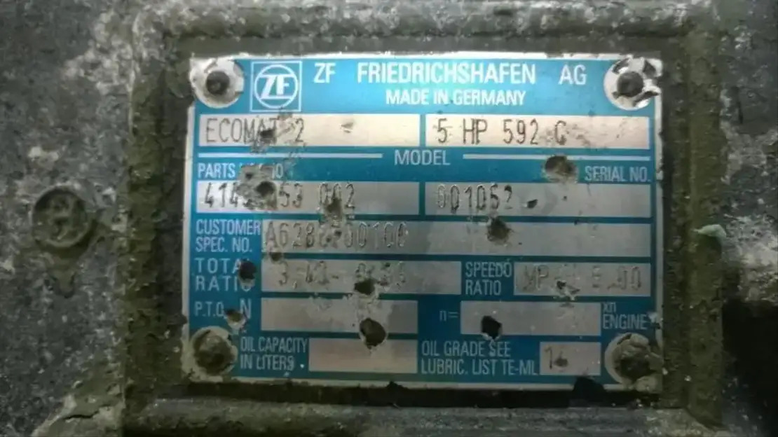 Mercedes-Benz Versnellingsbak 5HP592C Ecomat2 Econic - Коробка передач та запчастини в категорії Вантажівки: фото 4 Mercedes-Benz Versnellingsbak 5HP592C Ecomat2 Econic - Коробка передач та запчастини в категорії Вантажівки: фото 4