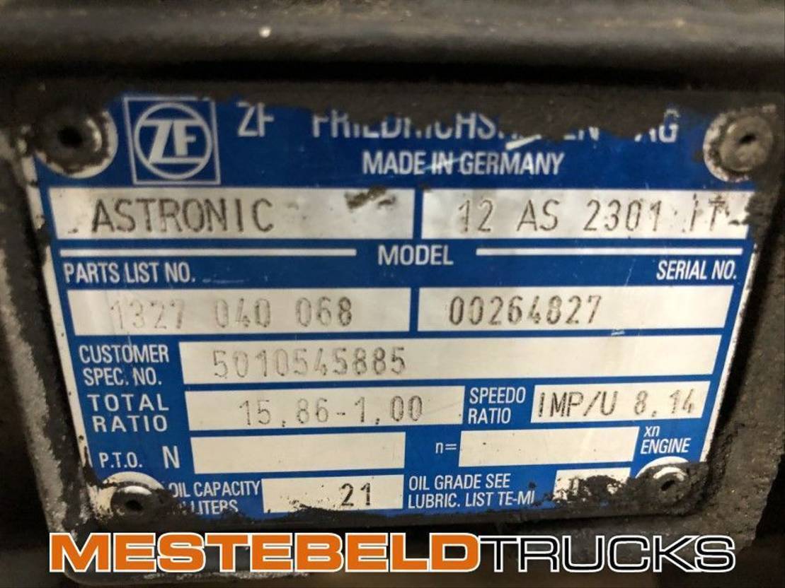 Renault Versnellingsbak 12 AS 2301 DD+IT - Коробка передач в категорії Вантажівки: фото 5 Renault Versnellingsbak 12 AS 2301 DD+IT - Коробка передач в категорії Вантажівки: фото 5