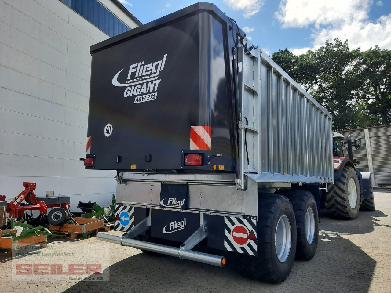 Fliegl ASW 271 C FOX Lenkachse 26,5" 35m³ - Самозавантажувальний причіп: фото 5 Fliegl ASW 271 C FOX Lenkachse 26,5" 35m³ - Самозавантажувальний причіп: фото 5