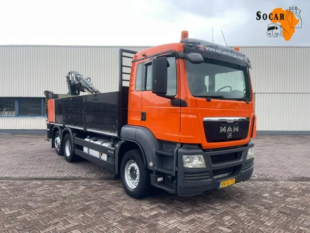 MAN TGS 26.320 6x2 Euro 5 met verrijdbare 14.000 R2 Kennis kraan '2008' met stempels - Вантажівка з маніпулятором: фото 1 MAN TGS 26.320 6x2 Euro 5 met verrijdbare 14.000 R2 Kennis kraan '2008' met stempels - Вантажівка з маніпулятором: фото 1