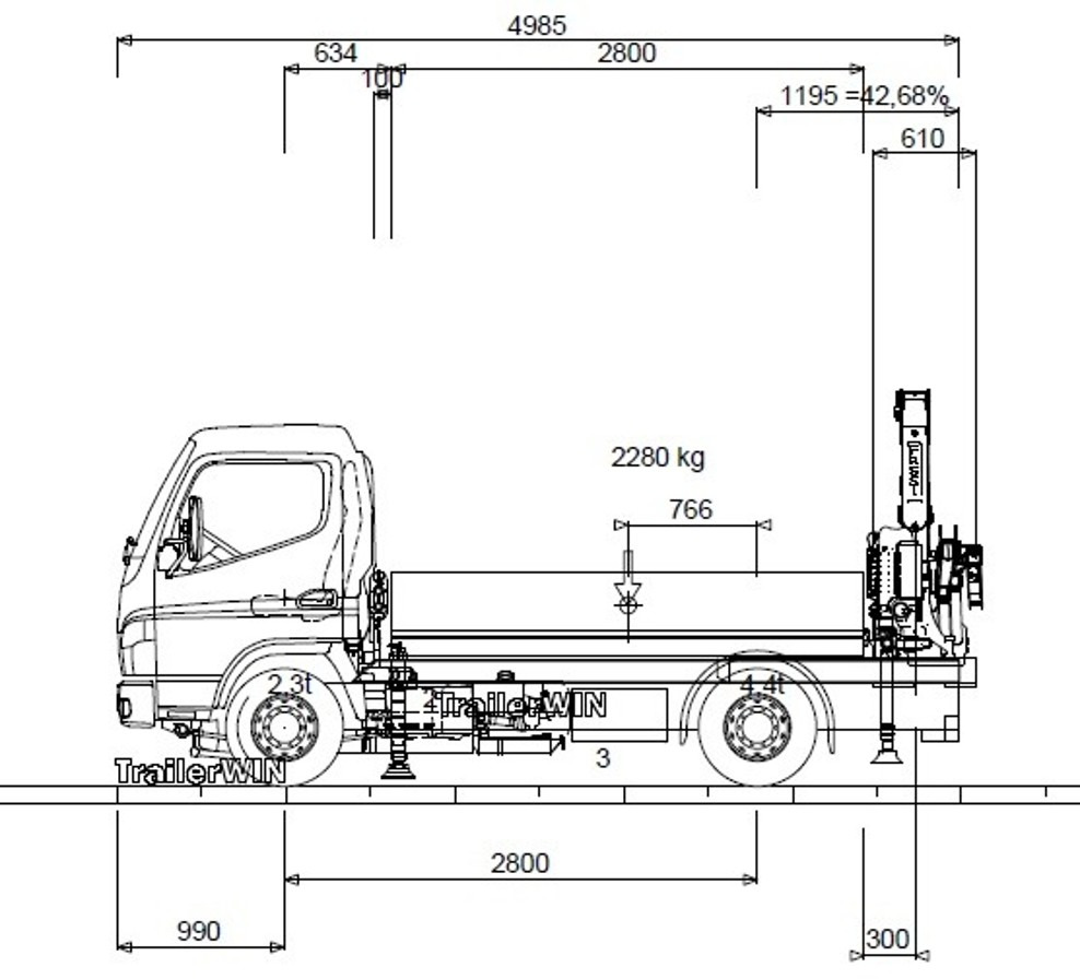 FUSO 6S15 Pritsche 2.8m Heckkran 4xhydr+1xman. Funk! - Легка бортова вантажівка: фото 1 FUSO 6S15 Pritsche 2.8m Heckkran 4xhydr+1xman. Funk! - Легка бортова вантажівка: фото 1