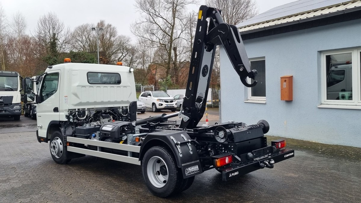 FUSO Canter FUSO 9C18 Duonic City Abrollkipper - Гаковий мультиліфт вантажівка: фото 1 FUSO Canter FUSO 9C18 Duonic City Abrollkipper - Гаковий мультиліфт вантажівка: фото 1