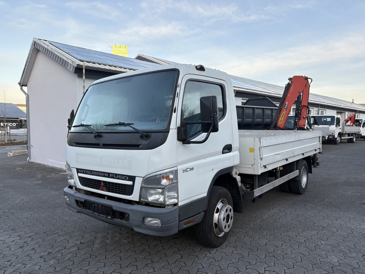 FUSO FUSO 7C18 Canter Pritsche 3.8m Kran 2x hydr. - Легка бортова вантажівка: фото 1 FUSO FUSO 7C18 Canter Pritsche 3.8m Kran 2x hydr. - Легка бортова вантажівка: фото 1