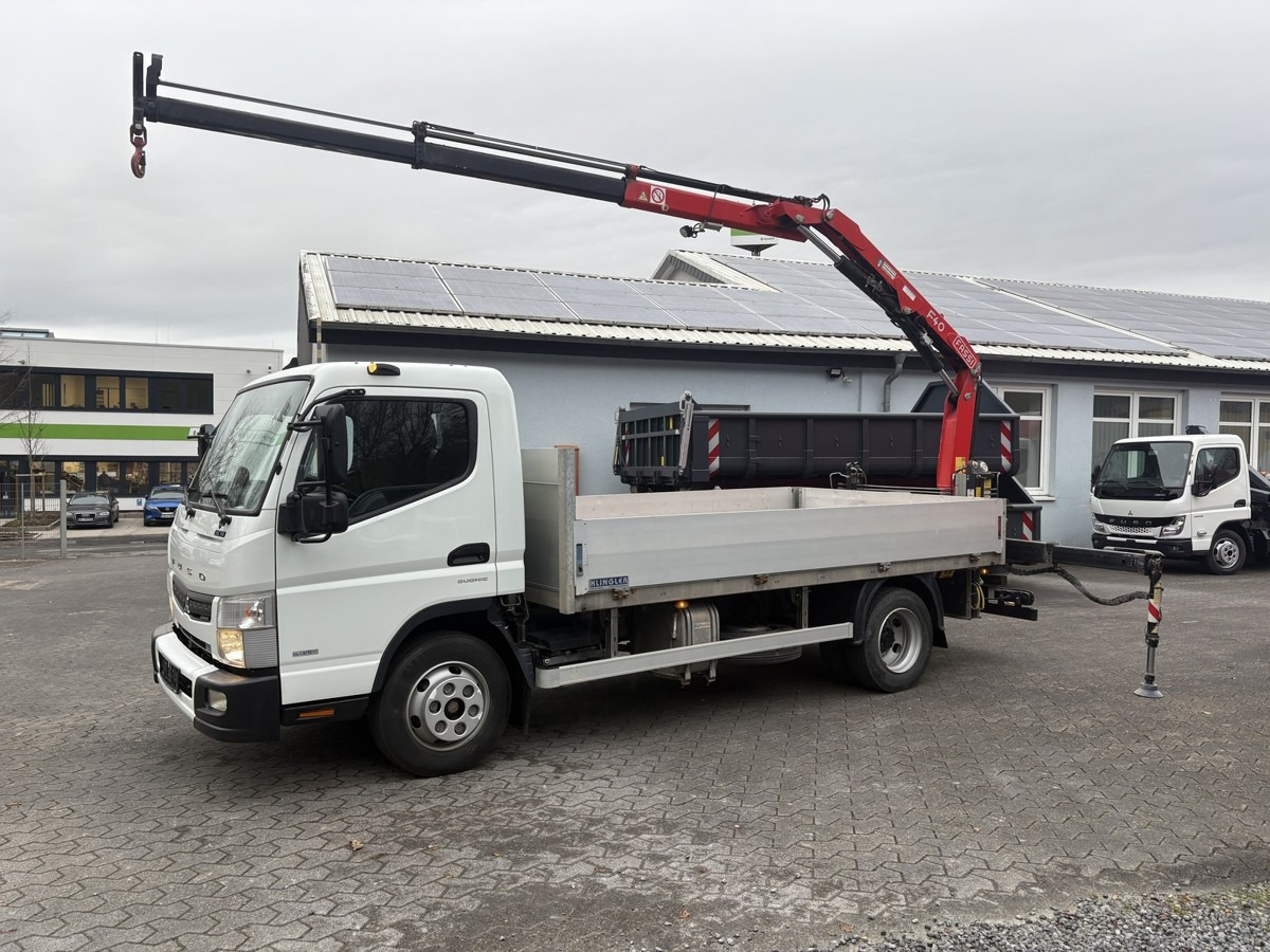 FUSO FUSO 9C18 Canter Pritsche 3.8m Kran 2x hydr. - Легка бортова вантажівка: фото 1 FUSO FUSO 9C18 Canter Pritsche 3.8m Kran 2x hydr. - Легка бортова вантажівка: фото 1