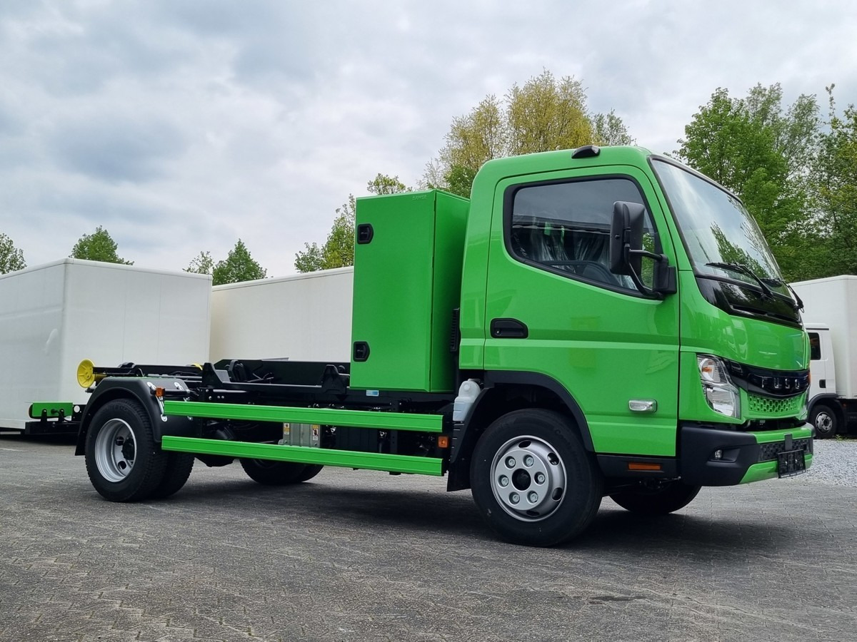 Новий Гаковий мультиліфт вантажівка FUSO FUSO 9C18 Duonic City Abrollkipper GG 8.55t AHK: фото 17