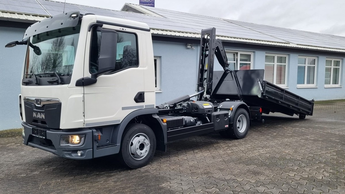 MAN TGL 12.220 BL NEU City Abrollkipper 8t TipMatic - Гаковий мультиліфт вантажівка: фото 3 MAN TGL 12.220 BL NEU City Abrollkipper 8t TipMatic - Гаковий мультиліфт вантажівка: фото 3