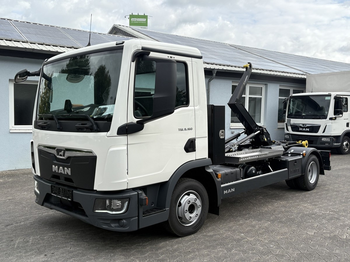 MAN TGL 8.160 BL City Abollkipper Schalter 8.190 - Гаковий мультиліфт вантажівка: фото 1 MAN TGL 8.160 BL City Abollkipper Schalter 8.190 - Гаковий мультиліфт вантажівка: фото 1