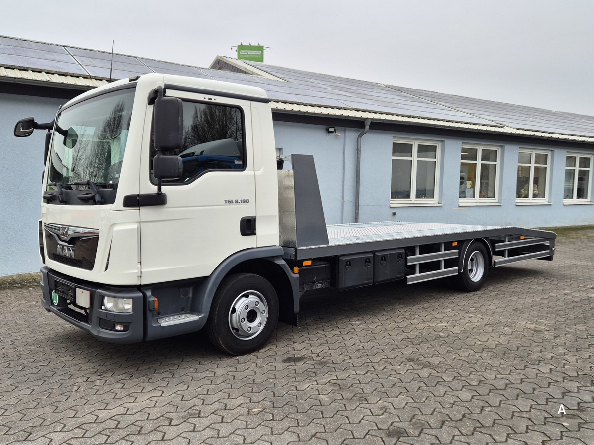 MAN TGL 8.190 BL Autotransporter 76tkm! AHK 3.5T - Автовоз вантажівка, Комерційний автомобіль: фото 1 MAN TGL 8.190 BL Autotransporter 76tkm! AHK 3.5T - Автовоз вантажівка, Комерційний автомобіль: фото 1