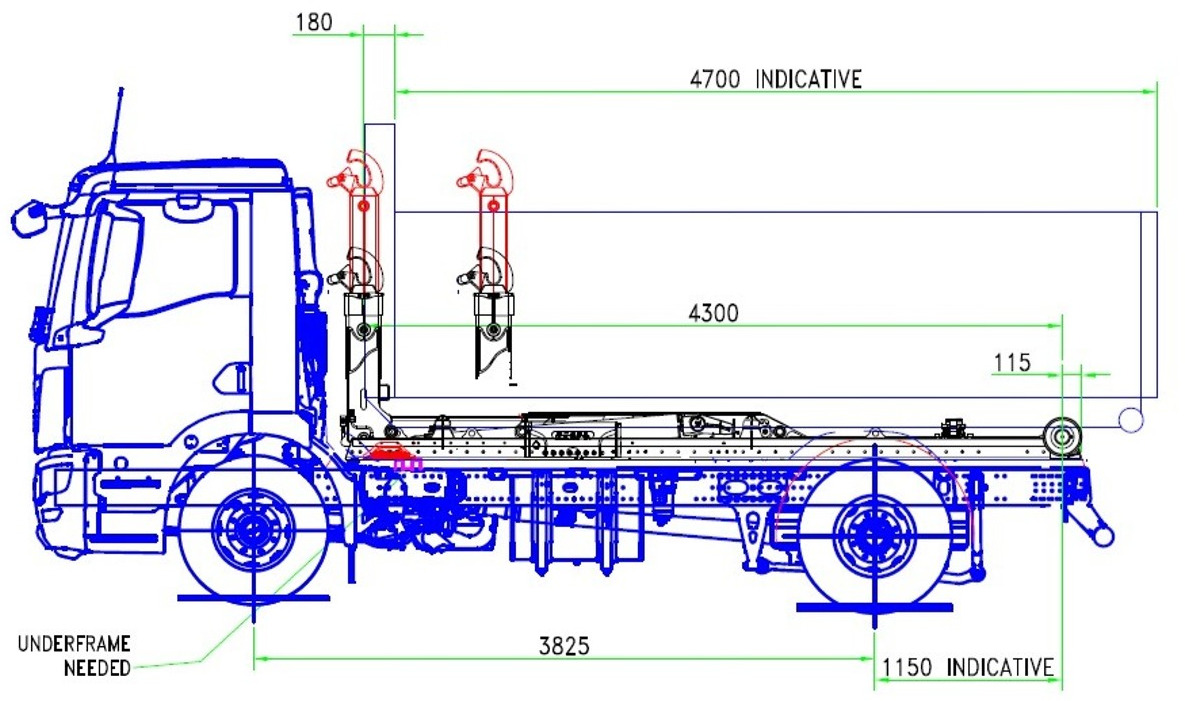 MAN TGM 15.250 Abrollkipper hydr. Haken 900-1570mm - Гаковий мультиліфт вантажівка: фото 2 MAN TGM 15.250 Abrollkipper hydr. Haken 900-1570mm - Гаковий мультиліфт вантажівка: фото 2