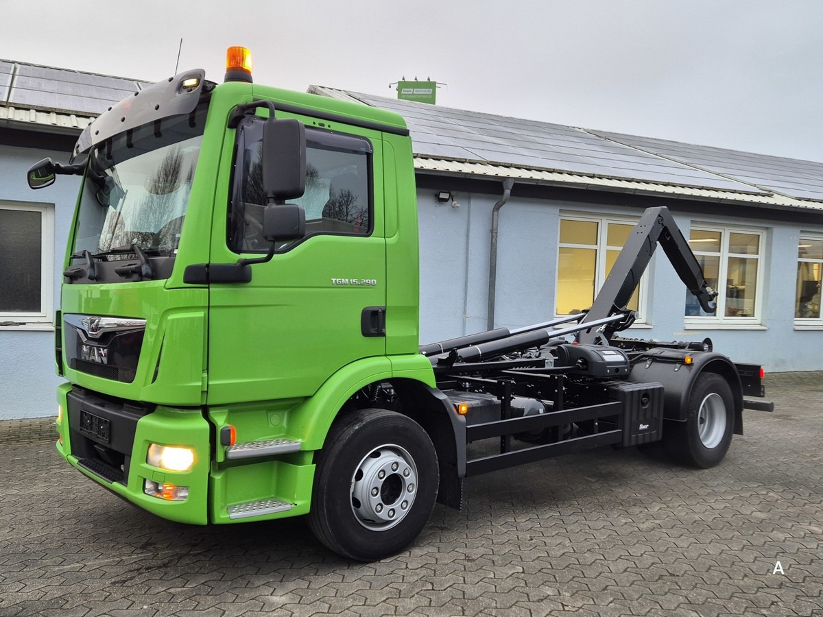MAN TGM 15.290 BL Aut. Abrollkipper AHK - Гаковий мультиліфт вантажівка: фото 3 MAN TGM 15.290 BL Aut. Abrollkipper AHK - Гаковий мультиліфт вантажівка: фото 3