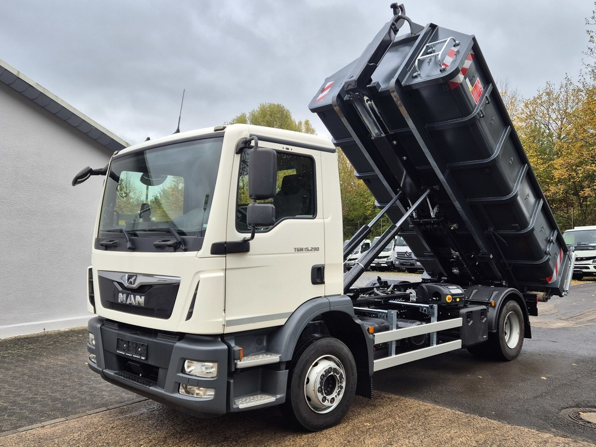 MAN TGM 15.290 BL Aut. Abrollkipper AHK - Гаковий мультиліфт вантажівка: фото 1 MAN TGM 15.290 BL Aut. Abrollkipper AHK - Гаковий мультиліфт вантажівка: фото 1