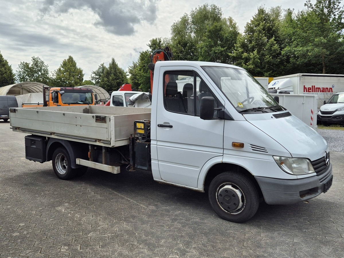 Легка бортова вантажівка MERCEDES-BENZ Sprinter 413 313 Pritsche Kran Palfinger PC2300: фото 17