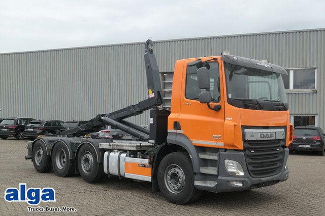 DAF CF 460 8x2, Stummer HLK 20 64.30, Klima, gelenkt - Гаковий мультиліфт вантажівка: фото 1 DAF CF 460 8x2, Stummer HLK 20 64.30, Klima, gelenkt - Гаковий мультиліфт вантажівка: фото 1