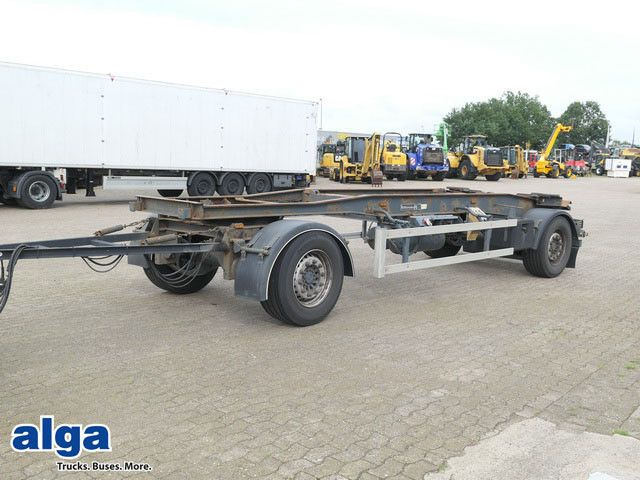Hüffermann HSA 18.70, Container, Schlitten, SAF, Luftfed. Hüffermann HSA 18.70, Container, Schlitten, SAF, Luftfed. - Причіп мультиліфт/ Бункеровоз: фото 1 Hüffermann HSA 18.70, Container, Schlitten, SAF, Luftfed. Hüffermann HSA 18.70, Container, Schlitten, SAF, Luftfed. - Причіп мультиліфт/ Бункеровоз: фото 1