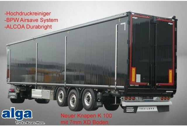Knapen Trailers K 100, 7mm XD Boden, ALCOA Durabright, 2x Lift - Закритий кузов напівпричіп: фото 1 Knapen Trailers K 100, 7mm XD Boden, ALCOA Durabright, 2x Lift - Закритий кузов напівпричіп: фото 1