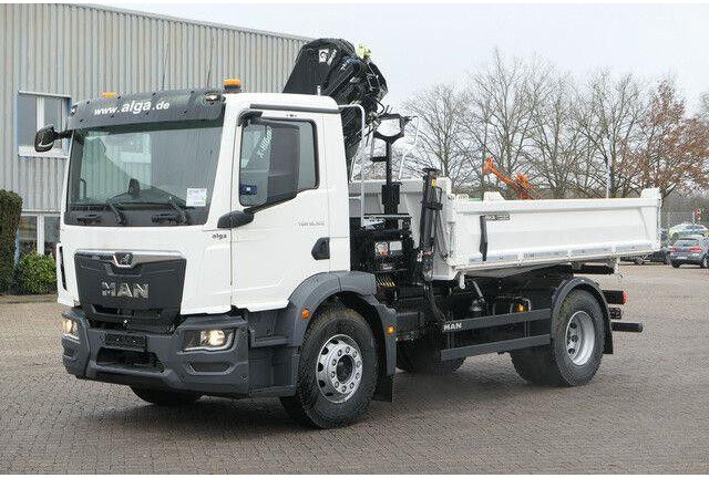Новий Самоскид вантажівка MAN 18.320 TGM BB, Kran Hiab X-Hiduo 138, Funk, AHK: фото 6 Новий Самоскид вантажівка MAN 18.320 TGM BB, Kran Hiab X-Hiduo 138, Funk, AHK: фото 6
