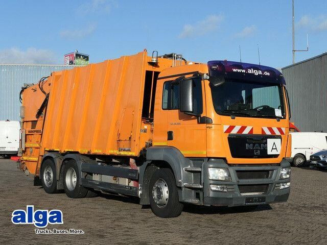 MAN 26.320 TGS BL 6x2, Faun, Vario Press, Zöller - Сміттєвози: фото 1 MAN 26.320 TGS BL 6x2, Faun, Vario Press, Zöller - Сміттєвози: фото 1