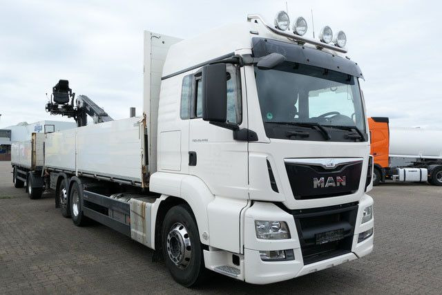 MAN 26.440 TGS LL 6x2, Kran Fassi F195AS.22, AHK, AC - Бортова вантажівка/ Платформа, Вантажівка з маніпулятором: фото 2 MAN 26.440 TGS LL 6x2, Kran Fassi F195AS.22, AHK, AC - Бортова вантажівка/ Платформа, Вантажівка з маніпулятором: фото 2