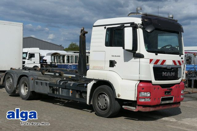 MAN 26.440 TGS, Meiller RK 20.70, Intarder,Lenk-Lift - Гаковий мультиліфт вантажівка: фото 1 MAN 26.440 TGS, Meiller RK 20.70, Intarder,Lenk-Lift - Гаковий мультиліфт вантажівка: фото 1