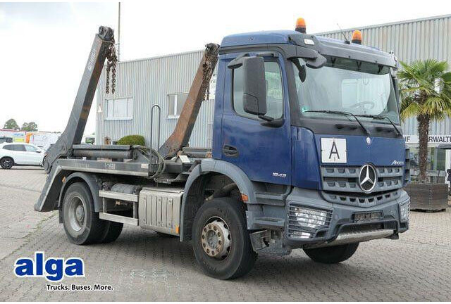 Mercedes-Benz 1832 K Arocs 4x2, Hiab SLT 140, teleskop., Klima - Тросовий мультиліфт: фото 1 Mercedes-Benz 1832 K Arocs 4x2, Hiab SLT 140, teleskop., Klima - Тросовий мультиліфт: фото 1