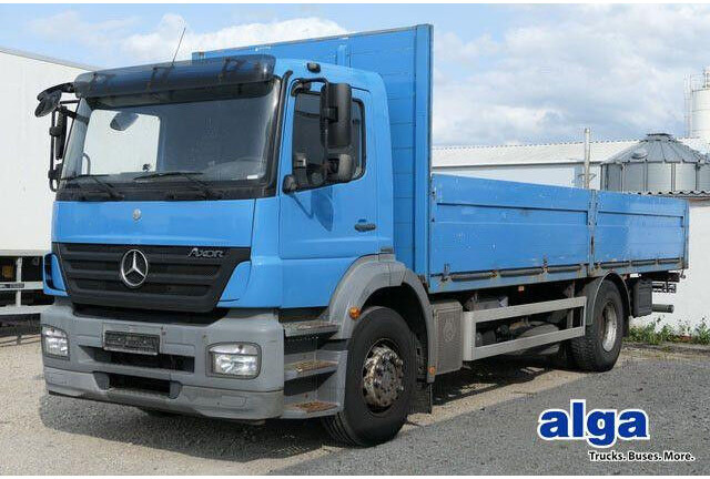 Mercedes-Benz 1833 L Axor 4x2, 7.200mm lang, AHK, Gerüst,Klima - Бортова вантажівка/ Платформа: фото 1 Mercedes-Benz 1833 L Axor 4x2, 7.200mm lang, AHK, Gerüst,Klima - Бортова вантажівка/ Платформа: фото 1