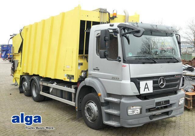 Mercedes-Benz 2533 L Axor 6x2,Faun,Variopress,Zöller-Schüttung - Сміттєвози: фото 1 Mercedes-Benz 2533 L Axor 6x2,Faun,Variopress,Zöller-Schüttung - Сміттєвози: фото 1