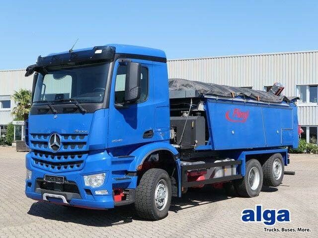 Mercedes-Benz 2548 L Arocs HAD 6x4, Asphalt, Bitumen, Fliegl - Асфальтоукладальна машина: фото 1 Mercedes-Benz 2548 L Arocs HAD 6x4, Asphalt, Bitumen, Fliegl - Асфальтоукладальна машина: фото 1