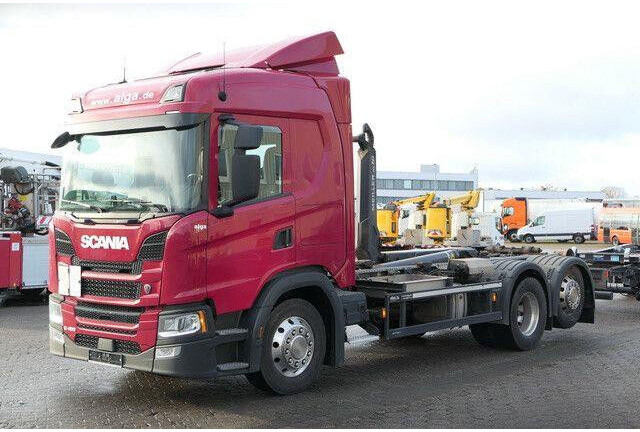 Scania G 450 6x2, Meiller RL 18.65, Retarder,Alu-Felgen - Гаковий мультиліфт вантажівка: фото 5 Scania G 450 6x2, Meiller RL 18.65, Retarder,Alu-Felgen - Гаковий мультиліфт вантажівка: фото 5