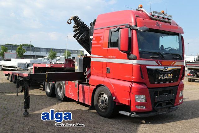 MAN 28.500 TGX 6x2, Kran PM 40528, Funk, Seilwinde - Тягач: фото 1 MAN 28.500 TGX 6x2, Kran PM 40528, Funk, Seilwinde - Тягач: фото 1