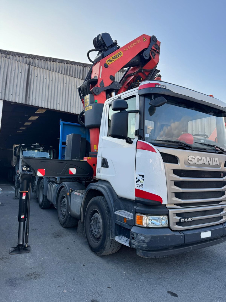 SCANIA G440 - Бортова вантажівка/ Платформа, Вантажівка з маніпулятором: фото 1 SCANIA G440 - Бортова вантажівка/ Платформа, Вантажівка з маніпулятором: фото 1