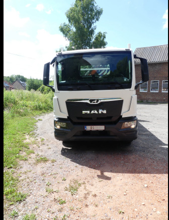 Camion plateau ridelle avec grue MAN TGM18,250 (2022-3.278 km) - Бортова вантажівка/ Платформа, Вантажівка з маніпулятором: фото 2 Camion plateau ridelle avec grue MAN TGM18,250 (2022-3.278 km) - Бортова вантажівка/ Платформа, Вантажівка з маніпулятором: фото 2