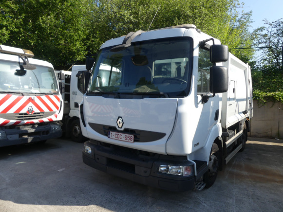 REF:1380 - Camion poubelle Renault Midlum 180DXI (2011-183.874 km) - Сміттєвози: фото 1 REF:1380 - Camion poubelle Renault Midlum 180DXI (2011-183.874 km) - Сміттєвози: фото 1