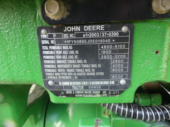Tracteur John Deere 5065 E - Трактор: фото 5 Tracteur John Deere 5065 E - Трактор: фото 5