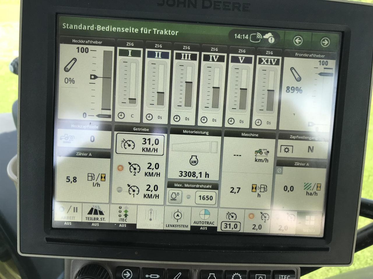 Трактор John Deere 6250R: фото 10