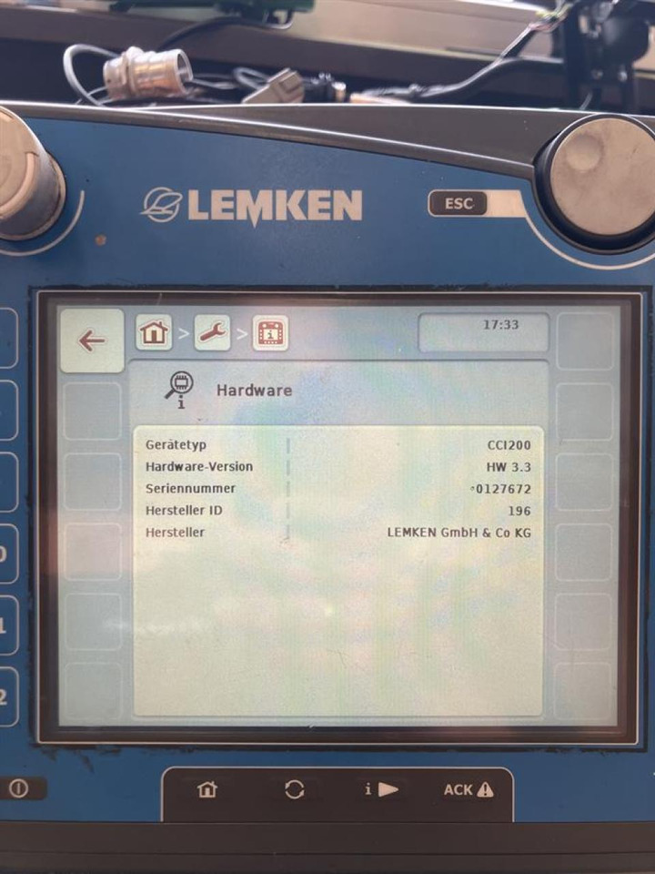 Lemken CCI200 - Навігаційна система в категорії Сільськогосподарська техніка: фото 4 Lemken CCI200 - Навігаційна система в категорії Сільськогосподарська техніка: фото 4
