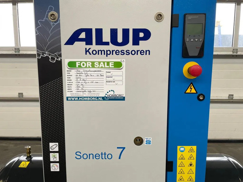 Alup Sonetto 7.5 + 200 Elektrische Schroefcompressor 5.5 kw 780 L / min 10 Bar - Повітряний компресор: фото 5 Alup Sonetto 7.5 + 200 Elektrische Schroefcompressor 5.5 kw 780 L / min 10 Bar - Повітряний компресор: фото 5