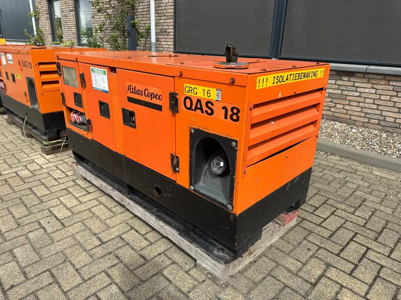Електричний генератор Atlas-Copco QAS 18 Yanmar Mecc Alte Spa 18 kVA Silent generatorset: фото 8