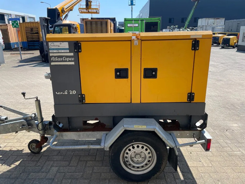 Електричний генератор Atlas-Copco QAS 20 Kubota mobiele 20 kVA Silent Rental generatorrset Stage 3A: фото 9