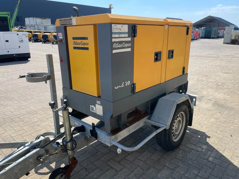 Електричний генератор Atlas-Copco QAS 20 Kubota mobiele 20 kVA Silent Rental generatorrset Stage 3A: фото 12