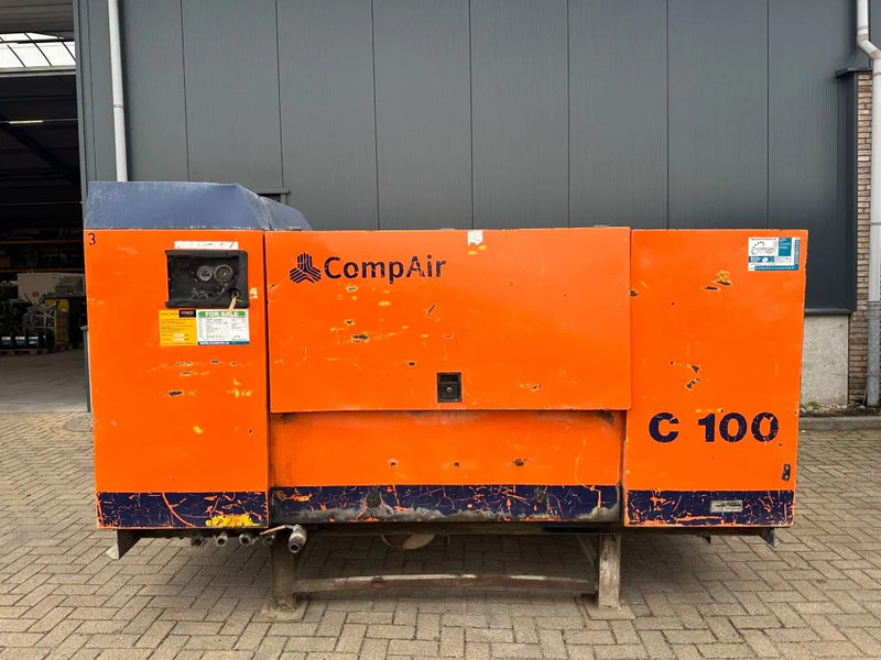 Compair C100 Mercedes OM 364 A 10.5 m3 / min 77 kW 7 Bar Silent Diesel Compressor - Повітряний компресор: фото 1 Compair C100 Mercedes OM 364 A 10.5 m3 / min 77 kW 7 Bar Silent Diesel Compressor - Повітряний компресор: фото 1