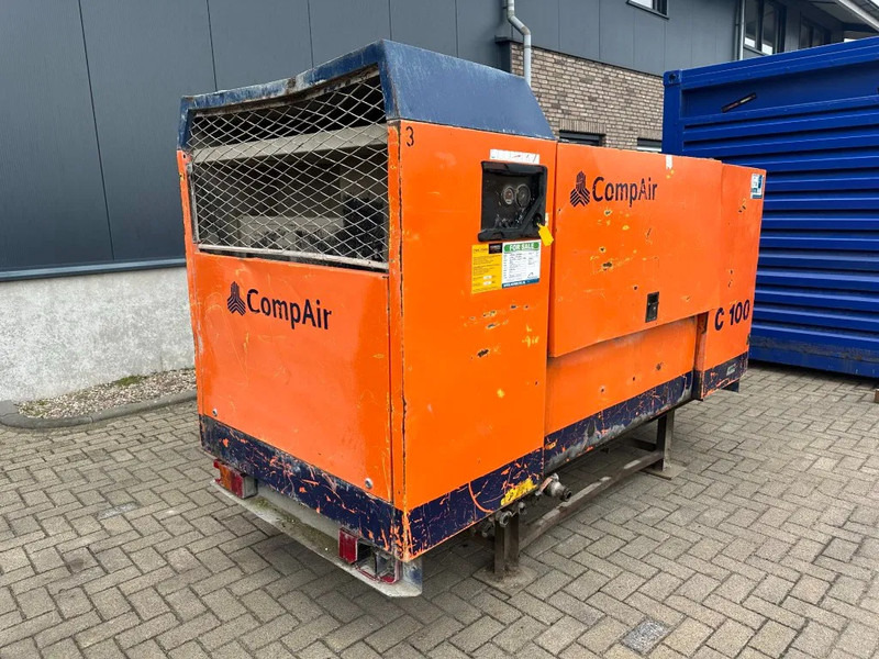 Compair C100 Mercedes OM 364 A 10.5 m3 / min 77 kW 7 Bar Silent Diesel Compressor - Повітряний компресор: фото 2 Compair C100 Mercedes OM 364 A 10.5 m3 / min 77 kW 7 Bar Silent Diesel Compressor - Повітряний компресор: фото 2