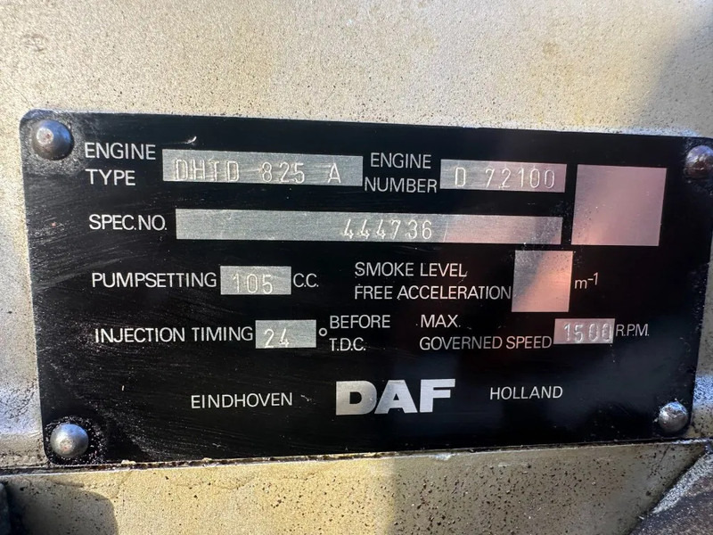 DAF DHTD 825 A 80 kVA noodstroom generatorset aggregaat ex Emergency - Електричний генератор: фото 3 DAF DHTD 825 A 80 kVA noodstroom generatorset aggregaat ex Emergency - Електричний генератор: фото 3