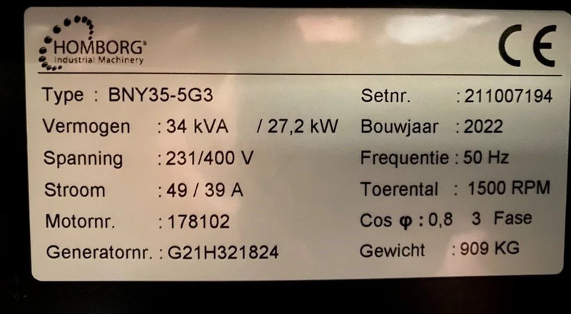 Himoinsa Yanmar Stamford 35 kVA Supersilent Generatorset Nieuw ! - Електричний генератор: фото 4 Himoinsa Yanmar Stamford 35 kVA Supersilent Generatorset Nieuw ! - Електричний генератор: фото 4