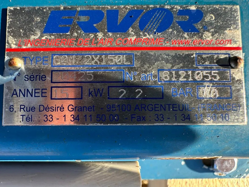 Hogedruk Hogedruk Luchtstart Air starter 30 Bar 15 kW 2 x 150 liter air tank - Насос для води: фото 3 Hogedruk Hogedruk Luchtstart Air starter 30 Bar 15 kW 2 x 150 liter air tank - Насос для води: фото 3