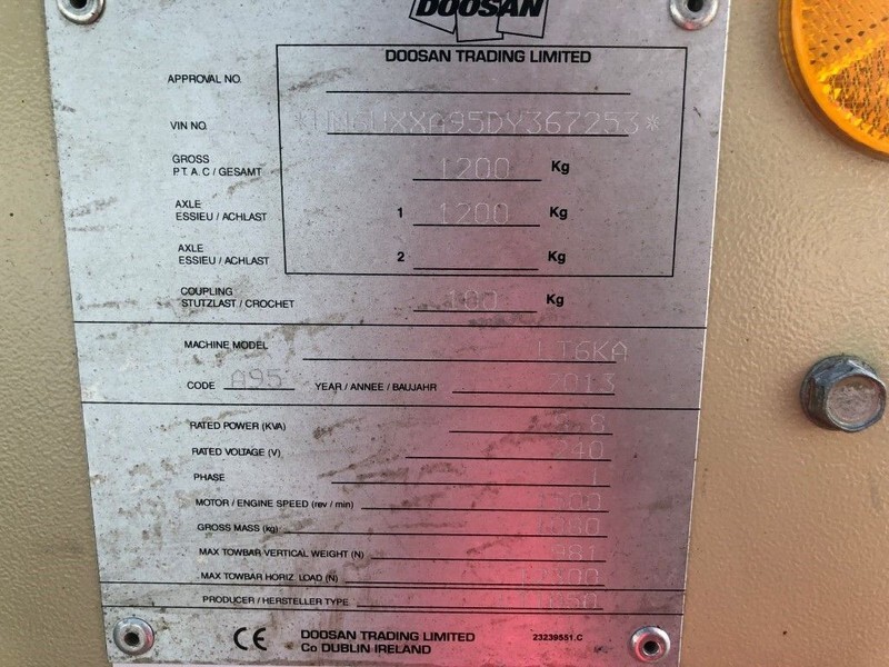 Ingersoll Rand Kubota LT6KA 9 meter light tower generator - Освітлювальна вежа: фото 5 Ingersoll Rand Kubota LT6KA 9 meter light tower generator - Освітлювальна вежа: фото 5