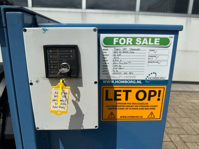 Iveco FPT NEF 45 AM1A.S500 Stamford 50 kVA generatorset - Електричний генератор: фото 5 Iveco FPT NEF 45 AM1A.S500 Stamford 50 kVA generatorset - Електричний генератор: фото 5