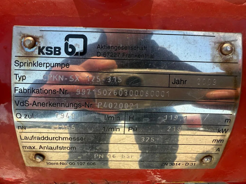 Iveco Iveco FPT NEF 67 KSB Diesel met Waterpomp 476 m3 / h 12 Bar - Насос для води: фото 5 Iveco Iveco FPT NEF 67 KSB Diesel met Waterpomp 476 m3 / h 12 Bar - Насос для води: фото 5