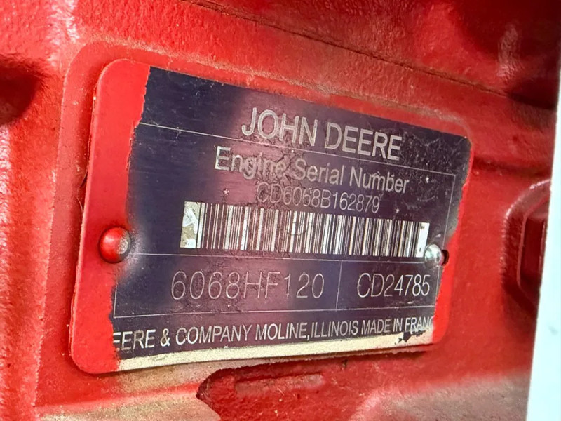 John Deere 6068 HF 120 6 cilinder Diesel Motor 240 PK - Двигун в категорії Вантажно-розвантажувальна техніка: фото 3 John Deere 6068 HF 120 6 cilinder Diesel Motor 240 PK - Двигун в категорії Вантажно-розвантажувальна техніка: фото 3