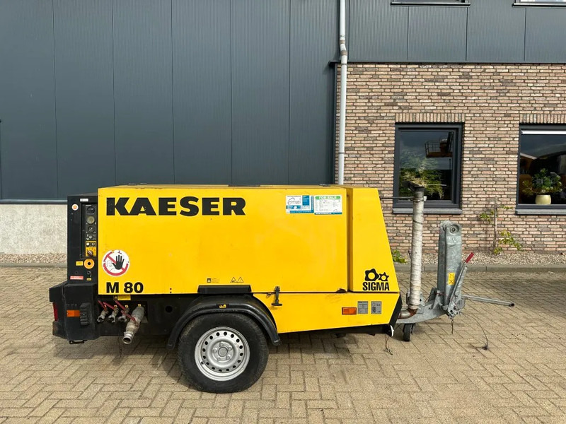 Kaeser M80 Kubota 8.1 m3 / min 7 Bar 55 kW Mobiele Silent Diesel Compressor - Повітряний компресор: фото 1 Kaeser M80 Kubota 8.1 m3 / min 7 Bar 55 kW Mobiele Silent Diesel Compressor - Повітряний компресор: фото 1