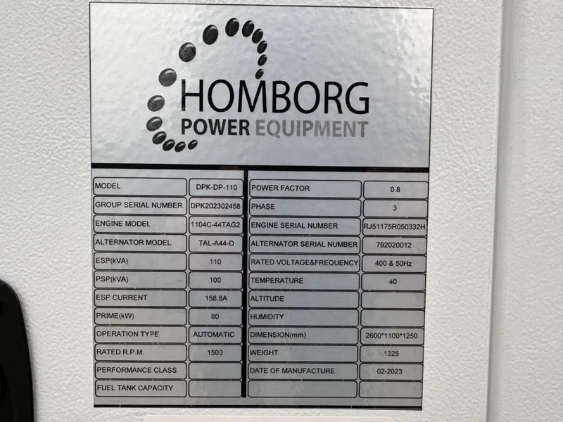 Perkins 1104C-44TAG2 Leroy Somer 110 kVA Silent generatorset LOADSHARING / SYNCHRONISING TO GRID - Електричний генератор: фото 5 Perkins 1104C-44TAG2 Leroy Somer 110 kVA Silent generatorset LOADSHARING / SYNCHRONISING TO GRID - Електричний генератор: фото 5
